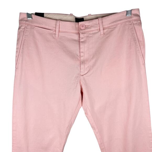J Crew 484 Slim-Fit Stretch Chino Pant 33 x 32 Pale Pink New - Picture 3 of 11